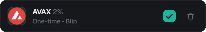 Active alert: AVAX 2% move